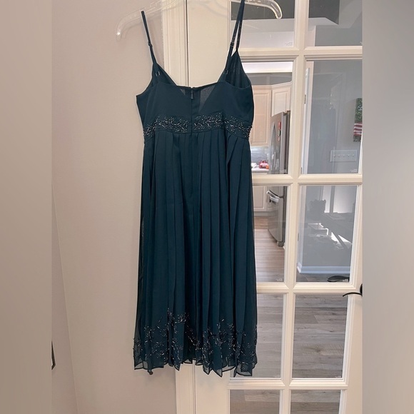 Stunning Ted Baker dark teal Embellished Midi Dress - Picture 3 of 12